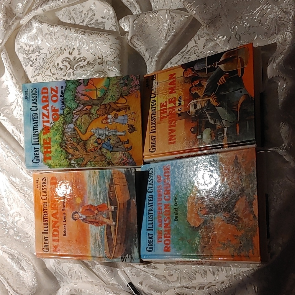 3/$50 Great Illustrated Classics 4 books